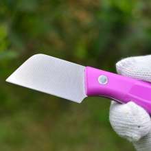 Lijin Sharp alloy steel grafting knife. Fruit tree grafting knife. Bud grafting knife. Rubber handle grafting knife