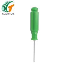 Supply 2.5*102MM green handle hex screwdriver, hex screwdriver, hex key screwdriver