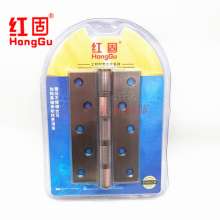 Honggu Stainless Steel Flat Hinge-Honggu 4*3*3mm Blister Pack Stainless Steel Flat Hinge 4-inch Silent Bearing Folding Wooden Door Hinge Hinge