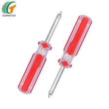 Supply 5*94mm color bar handle transparent handle Phillips screwdriver, red color bar screwdriver, two-color screwdriver
