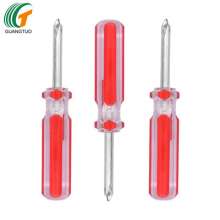 Supply 5*94mm color bar handle transparent handle Phillips screwdriver, red color bar screwdriver, two-color screwdriver