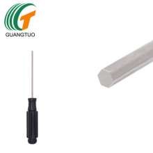 Manufacturers supply hexagonal screwdriver 2*127mm with rubber handle hexagonal wrench hardware tools