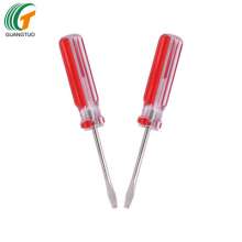 The manufacturer produces color bar slotted screwdriver, transparent screwdriver 3*100MM, high-end screwdriver