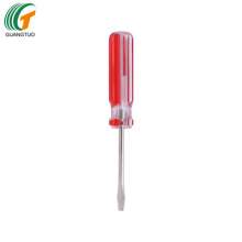 The manufacturer produces color bar slotted screwdriver, transparent screwdriver 3*100MM, high-end screwdriver