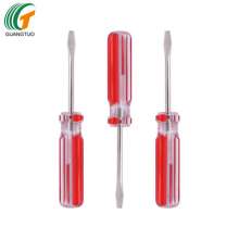 The manufacturer produces color bar slotted screwdriver, transparent screwdriver 3*100MM, high-end screwdriver