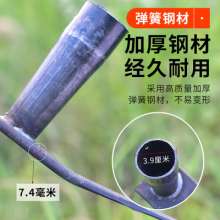 A large hoe for digging soil and growing vegetables for household use. hoe. Weeding in the field