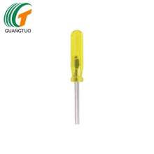 Supply hex screwdriver 2*45MM transparent handle hex screwdriver mini hex screwdriver