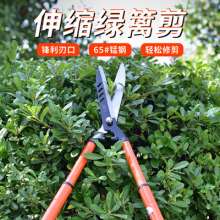 Lijin Hedge Shears Greening Tools. Lawn mowing. Telescopic trimming. Garden shears for flowers and plants. Round handle telescopic