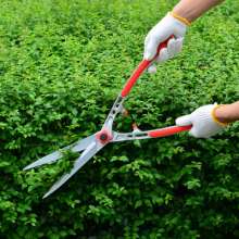Lightweight aluminum large branch shears. Pruning shears, hedge shears, large grass shears. Garden modeling scissors. Cast aluminum handle