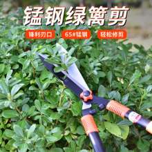立锦园艺大枝剪绿篱剪 绿化剪  修花修树剪草坪剪窄刃大头剪锰钢剪