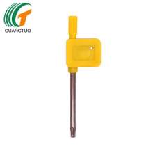 T6T7T8T9T10T15T20 Yellow Red Flag Torx Wrench CNC Accessories Screwdriver