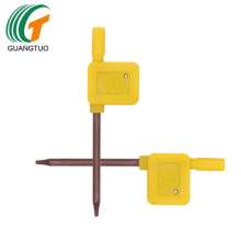 T6T7T8T9T10T15T20 Yellow Red Flag Torx Wrench CNC Accessories Screwdriver