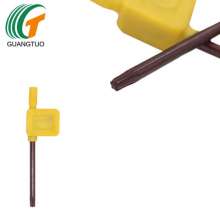 T6T7T8T9T10T15T20 Yellow Red Flag Torx Wrench CNC Accessories Screwdriver