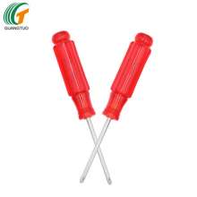 Production and supply of 3*110mm high-grade red plastic handle Phillips screwdriver, mini Phillips screwdriver