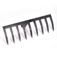 9 tooth rake. Grass rake. Rake the soil. Iron rake, deciduous rake, manganese steel nine-tooth rake, garden rake thickening