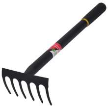 Manganese steel gardening small rake. Catch the sea tool. Rake grass and rake. Iron nail rake garden plowing and weeding