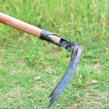 Rebar forged rake. Four-tooth rake head for domestic weeding and loosening soil. Bold square tooth