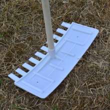 Plastic rake for agricultural tools. Dual-purpose rake for agricultural rice and grain. Garden rake. Single head