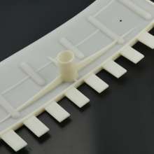 Plastic rake for agricultural tools. Dual-purpose rake for agricultural rice and grain. Garden rake. Single head
