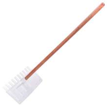 Plastic rake for agricultural tools. Dual-purpose rake for agricultural rice and grain. Garden rake. Single head
