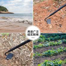 Manganese steel thickened household flower and vegetable tool farm tool small hoe. Weeding rake. hoe. Beach driving tool L-C04