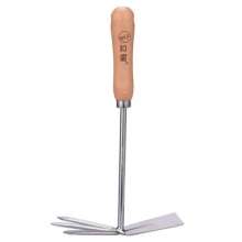 Lijin Chunmu small flower hoe. Stainless steel dual-purpose hoe with wooden handle. Small hoe Garden hoe and rake L-K2