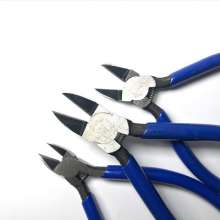 Diagonal pliers 6-inch double-blade flat-nosed wire cutters with sharp edges and heat treatment electronic diagonal pliers