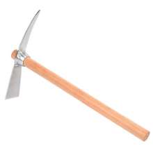 Stainless Steel Pickaxe Outdoor Xiaoyang Pickaxe. Pickaxe. Climbing pick. Bamboo shoot digging hoe double-headed chrome steel integrated forging pick