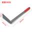 Small hoe. Rust-proof steel hoe for garden agricultural tools. Welded steel pipe small hoe for planting flowers and vegetables