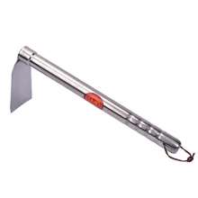 Thickened stainless steel garden hoe. hoe. Pickaxe. Household garden weeding planting hoe small square hoe