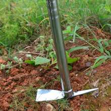 Lijin thickened garden stainless steel small hoe. hoe. Household weeding and planting small Yang picks. Dual-purpose hoe