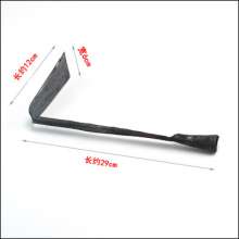 Forging a small hoe. A small head hoe for planting flowers and vegetables. Weeding hoe, one square head, pointed head