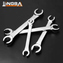 Mirror oil pipe wrench double-head open fork end wrench board auto auto repair and maintenance hardware tools