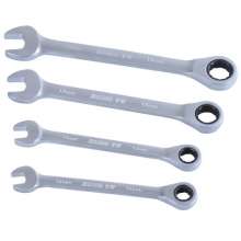 Ratchet wrench 6-32MM fully polished CRV72 gear dual-use fast ratchet wrench tool