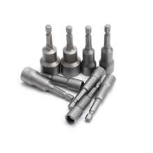 Outer hexagonal magnetic socket head socket head electric wrench lengthened wind batch 65mm strong magnetic socket spot