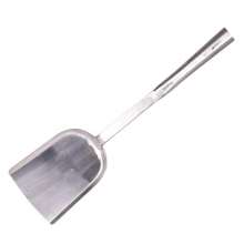 Stainless steel chrome steel one-piece primary color coal shovel. Coal shovel. Fire shovel. Stove supplies soot shovel fire shovel Spatula coal shovel