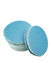 5 inch 125 diamond sandpaper round flocking paint anti-clogging wall surface polishing disc self-adhesive polishing brushed
