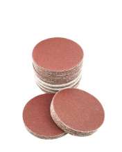 180G thick 5 inch flocking sandpaper sheet, Velcro back flocking disc brushed sheet, stainless steel metal polishing sheet