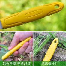Stainless steel grass scythe. Gardening garden weeding. Weeding tools. Weeding the sickle. Root hook root puller H4385
