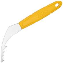 Stainless steel grass scythe. Gardening garden weeding. Weeding tools. Weeding the sickle. Root hook root puller H4385