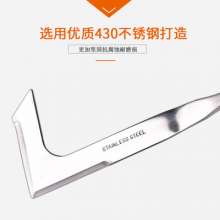Lijin Chunk stainless steel lawn mower with wooden handle. Sickle. In addition to weeds in road cracks. Gardening tools L-K8