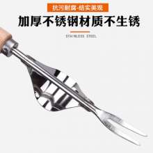 Lijin drafter. Garden supplies. Stainless steel root utensils. Gardening Weeding Tool Fork