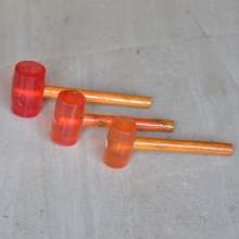 Direct selling wooden handle red transparent rubber hammer Home improvement and floor covering hammer. 1500g woodworking hammer. Masonry Hammer. hammer
