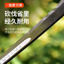 Manganese steel hatchet knife wild tree chopping knife hatchet knife. Wood chopping knife. sickle. Sharp lawn mower. Scimitar Lijin 321