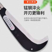 Manganese steel hatchet knife wild tree chopping knife hatchet knife. Wood chopping knife. sickle. Sharp lawn mower. Scimitar Lijin 321