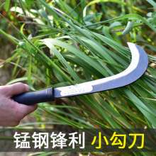 Lijin Agricultural chopping wood knife and sickle, household weeding and harvesting sickle, plastic handle, large machete, plastic handle, 344 models