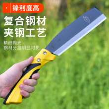 Japanese hatchet Le-cut bamboo cutting thallium knife Japanese-style picnic waist thallium fire camping hatchet. Kaishan pruning knife sickle. sickle