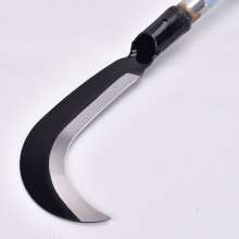Sun Laotou 345 long iron handle hook knife hatchet. sickle. Grass knife long handle hook knife long hatchet. Outdoor knife water pipe welding