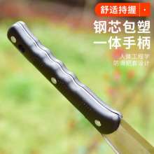 Stainless chrome steel one piece hatchet mowing sickle. Tree Chopping Knife A long bamboo chopping knife. Outdoor forestry fire fighting knife