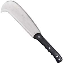 Stainless chrome steel one piece hatchet mowing sickle. Tree Chopping Knife A long bamboo chopping knife. Outdoor forestry fire fighting knife